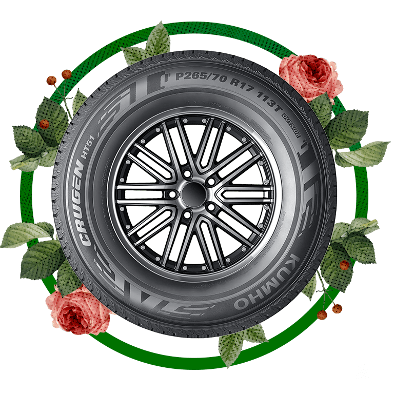 Kumho tire special design flair