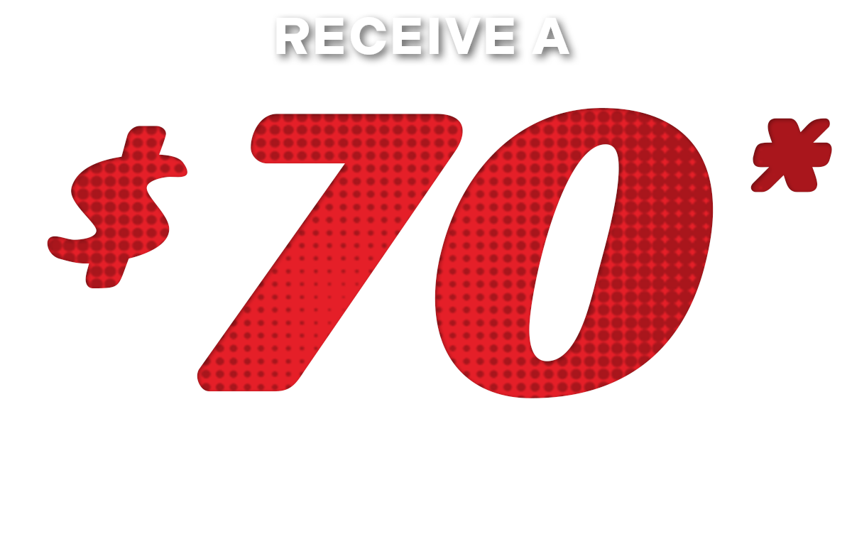 $70 Mail In Rebate