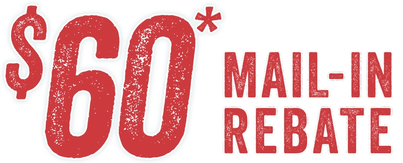 $60 Mail In Rebate